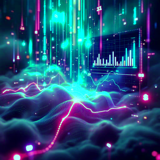 Network visualization representing Decentralized Finance (DeFi)